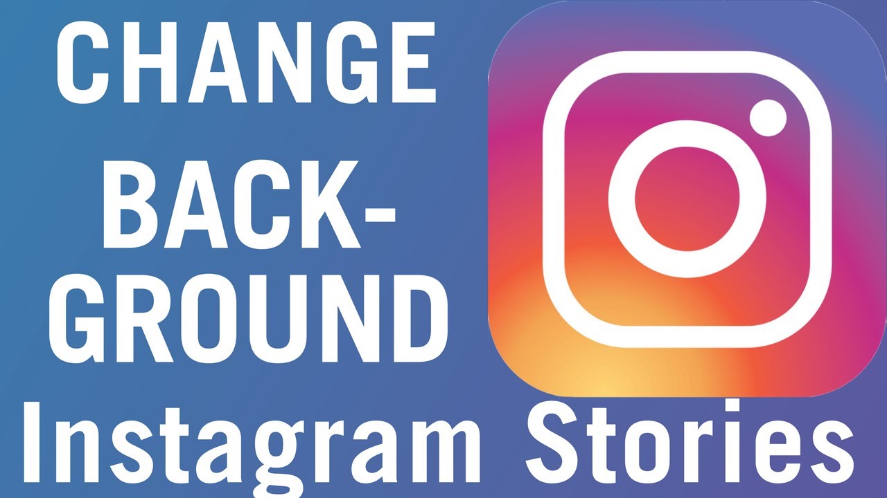 Changing the background color of an Instagram story